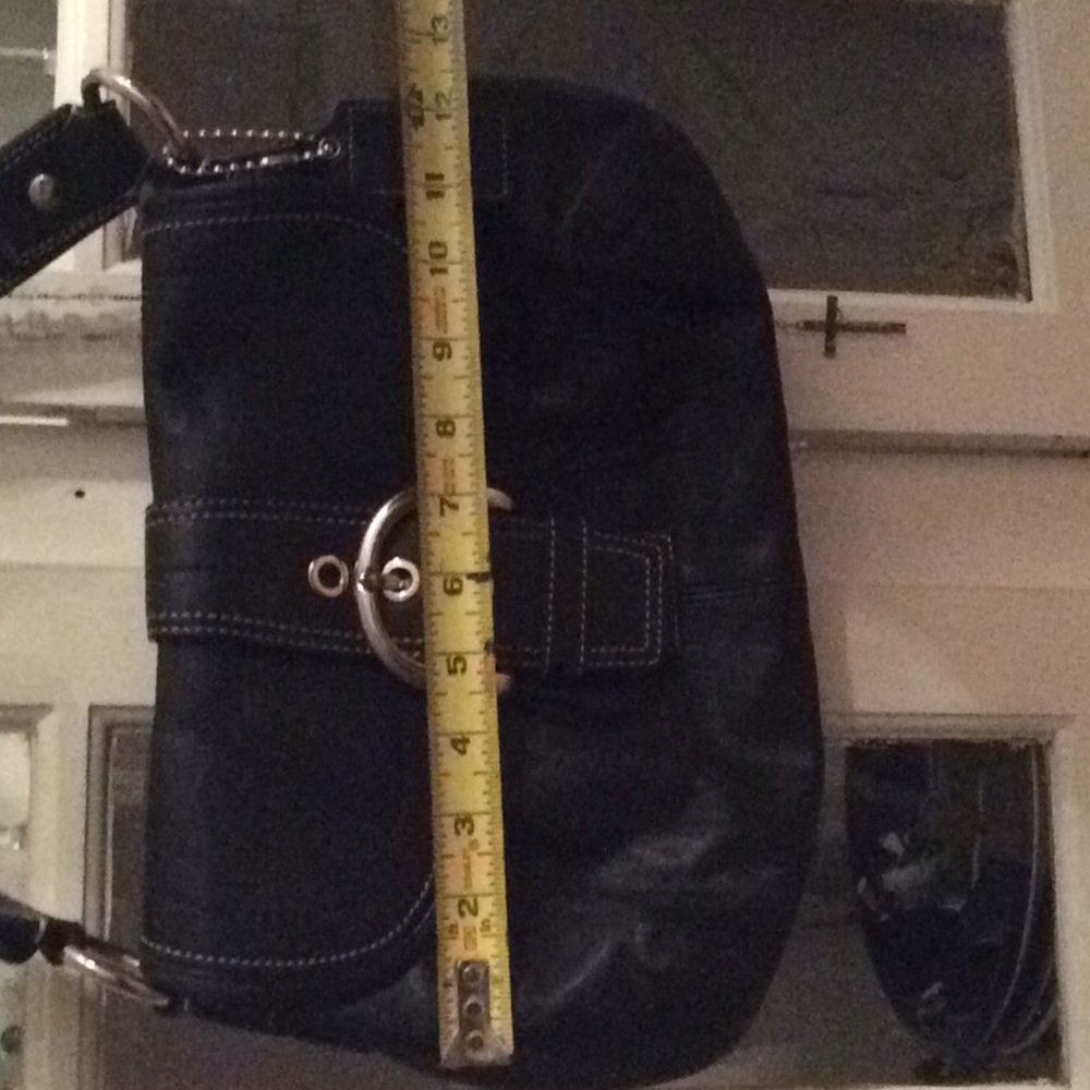 Beautiful soft leather coach bag